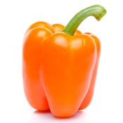 Pimiento naranja fresco